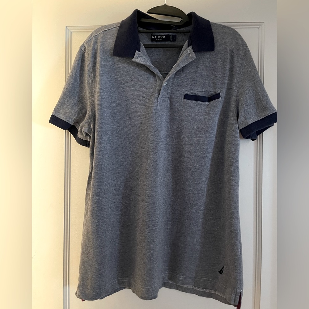Nautica Slim Fit Pocket Polo